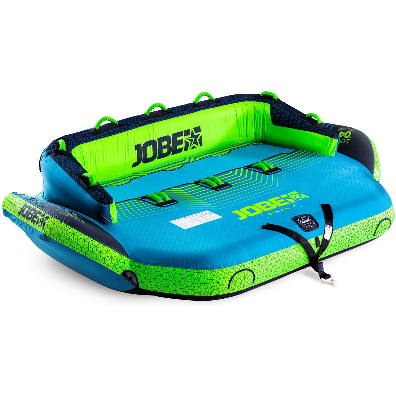 2026 Jobe Binar remorquable 4 personnes 230423001 - Bleu / Vert
